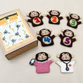Load image into Gallery viewer, Finger Puppet Set - Monkeys