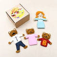 Load image into Gallery viewer, Finger Puppet Set - Goldilocks