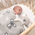 Load image into Gallery viewer, Knitted Baby Blanket - Grey
