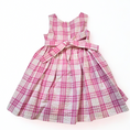 Load image into Gallery viewer, Pink Check Smock Dress