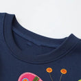 Load image into Gallery viewer, Girls Navy Butterfly Sweatshirt