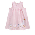 Load image into Gallery viewer, Pink Girls Duck Dress