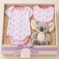 Load image into Gallery viewer, Koala Pink Baby Romper