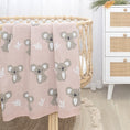 Load image into Gallery viewer, Knitted Baby Blanket - Pink Koala
