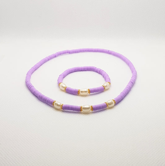 Jewellery Set - Lilac