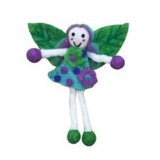 Medium Felt Fairy - Aqua