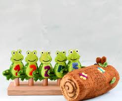 Finger Puppet Set - Frogs