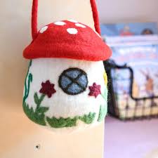 Felt Toadstool Bag
