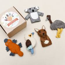 Finger Puppet Set - Aussie Animals