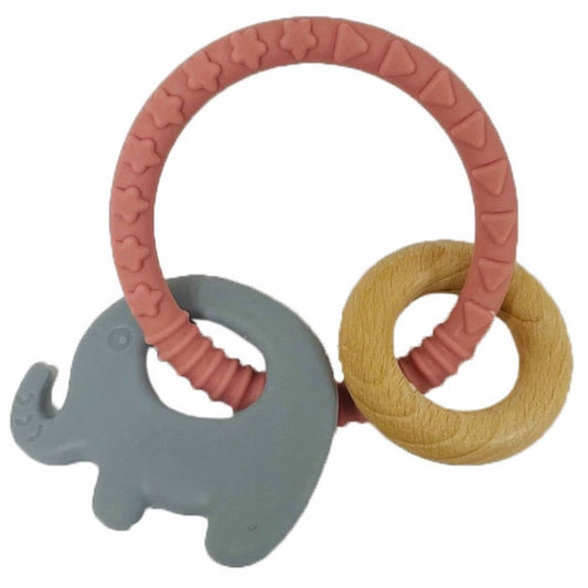 Elephant Teether - Pink