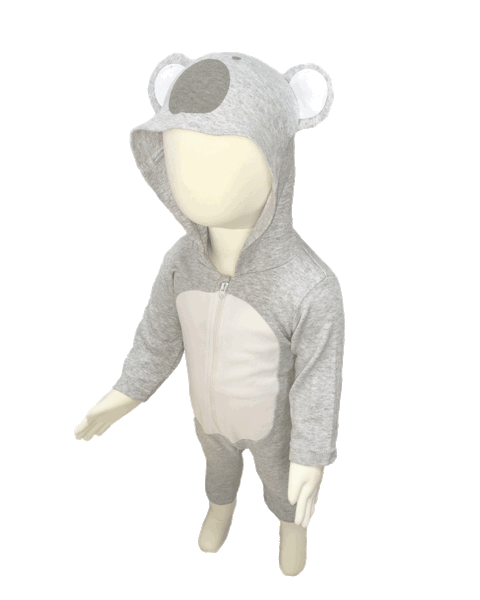 Koala Hooded Jumpsuit