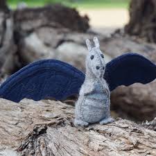 Felt Dragon Toy - Navy