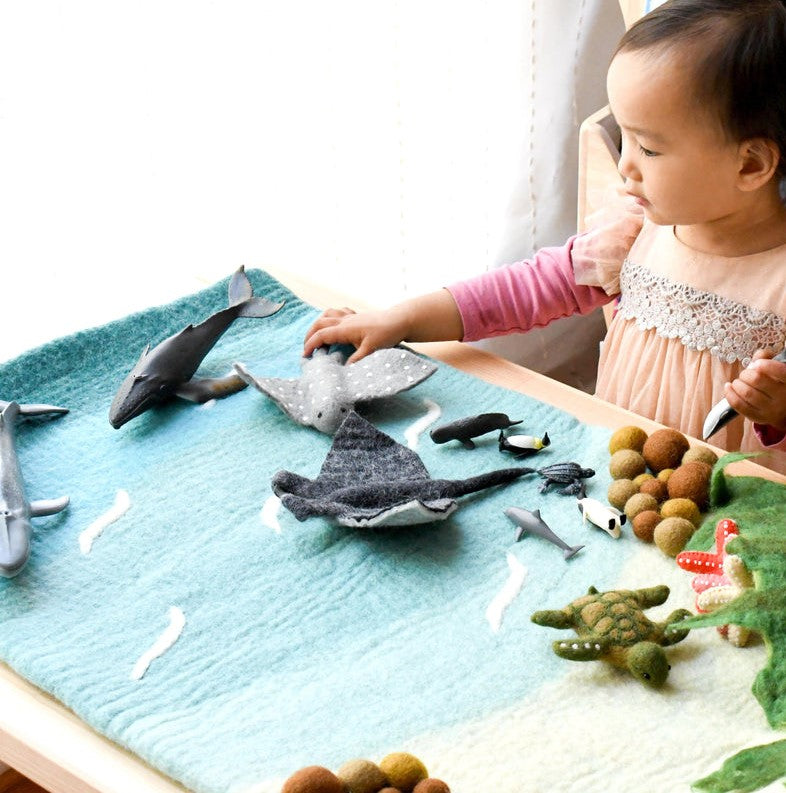 Felt Ocean Playmat - Large