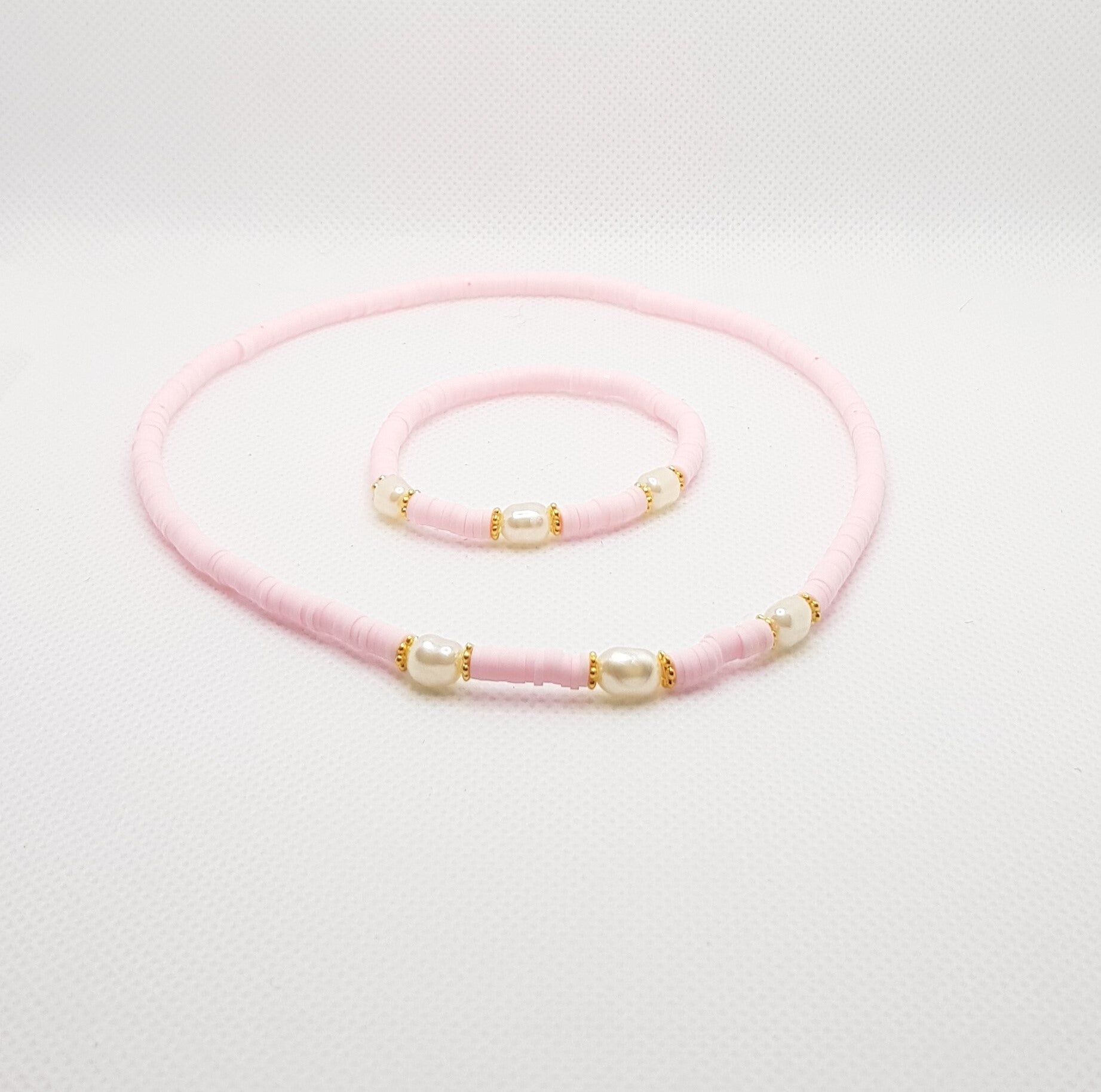 Jewellery Set - Soft Pink