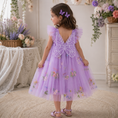 Load image into Gallery viewer, Purple Butterfly Fairy Dress

