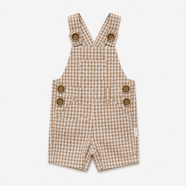 Boys Gingham Overalls