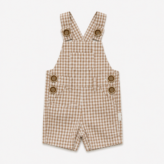 Boys Gingham Overalls