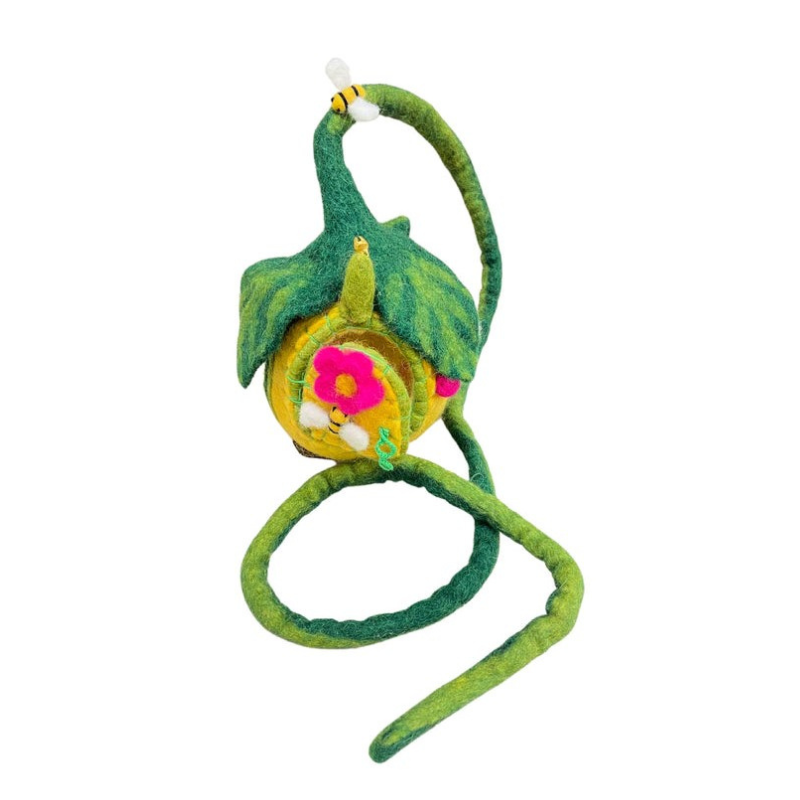 Bee Felt Fairy Pod - Small