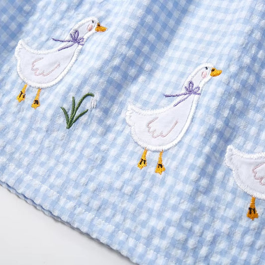 Blue Girls Duck Dress