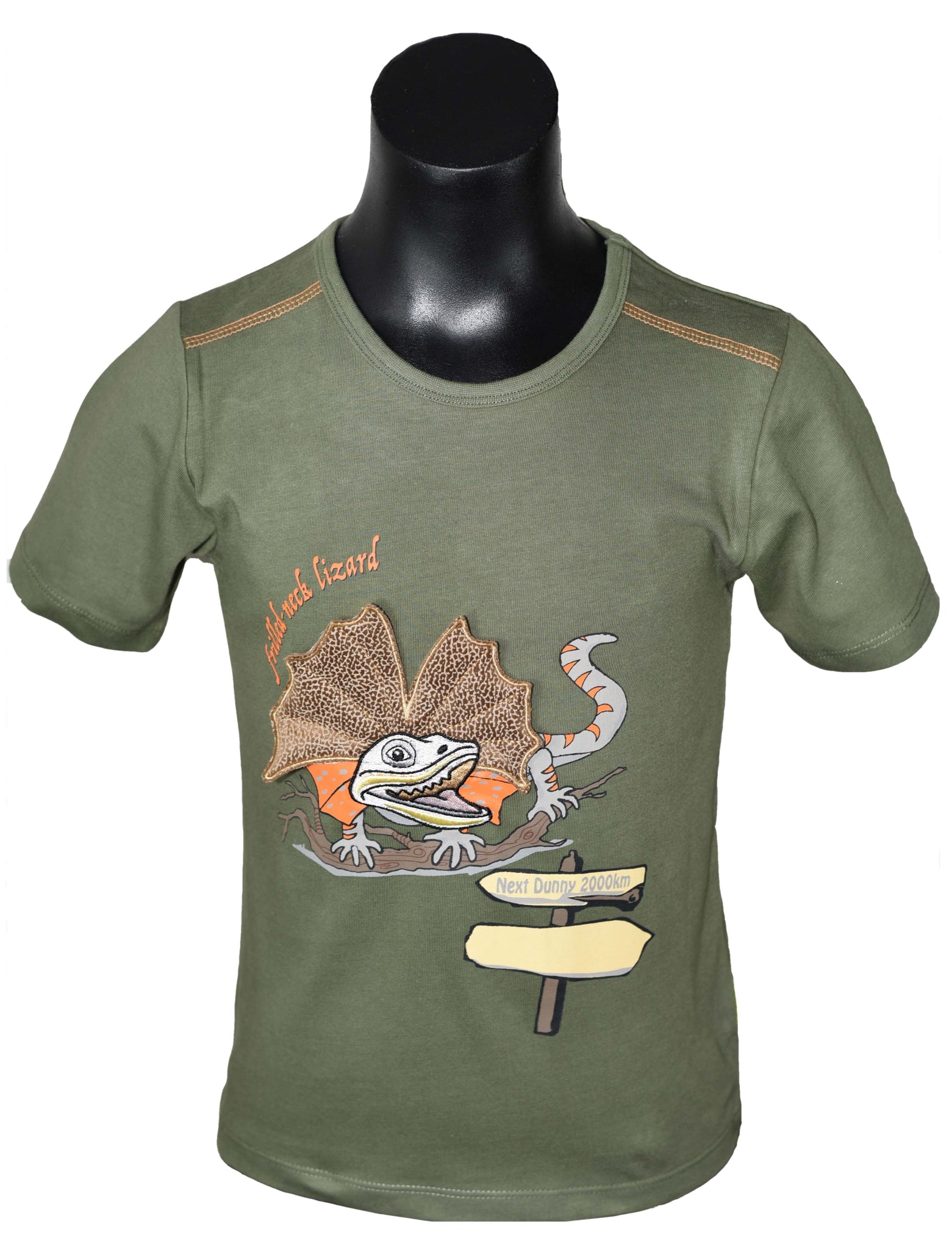 Boys Frilled Neck T-Shirt