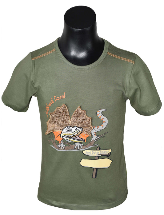 Boys Frilled Neck T-Shirt