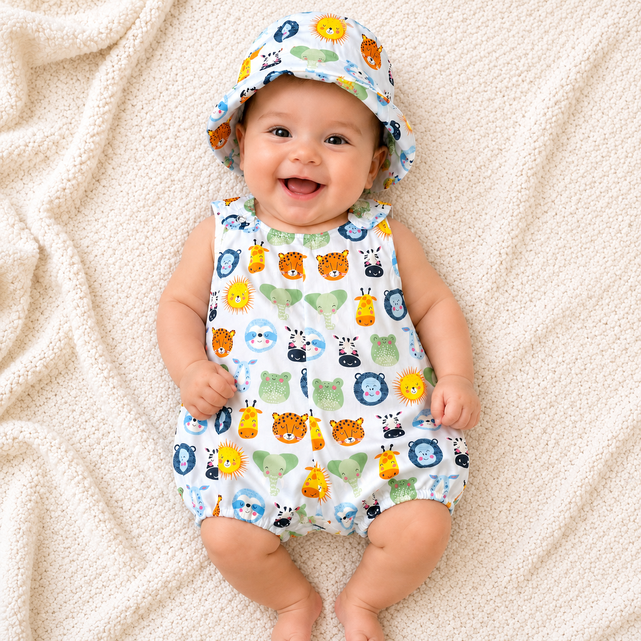 Safari Baby Romper