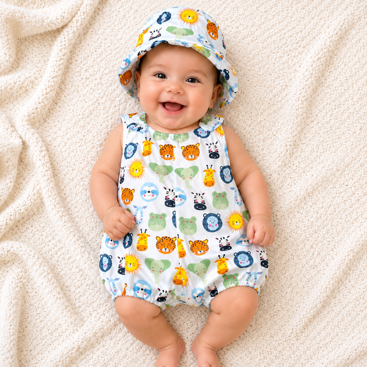 Safari Baby Romper