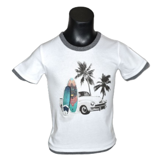 Boys Retro Surfboard T-Shirt