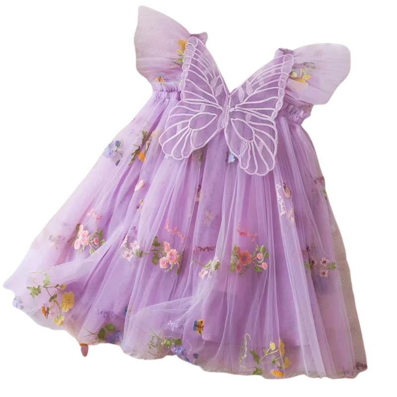 Purple Butterfly Fairy Dress