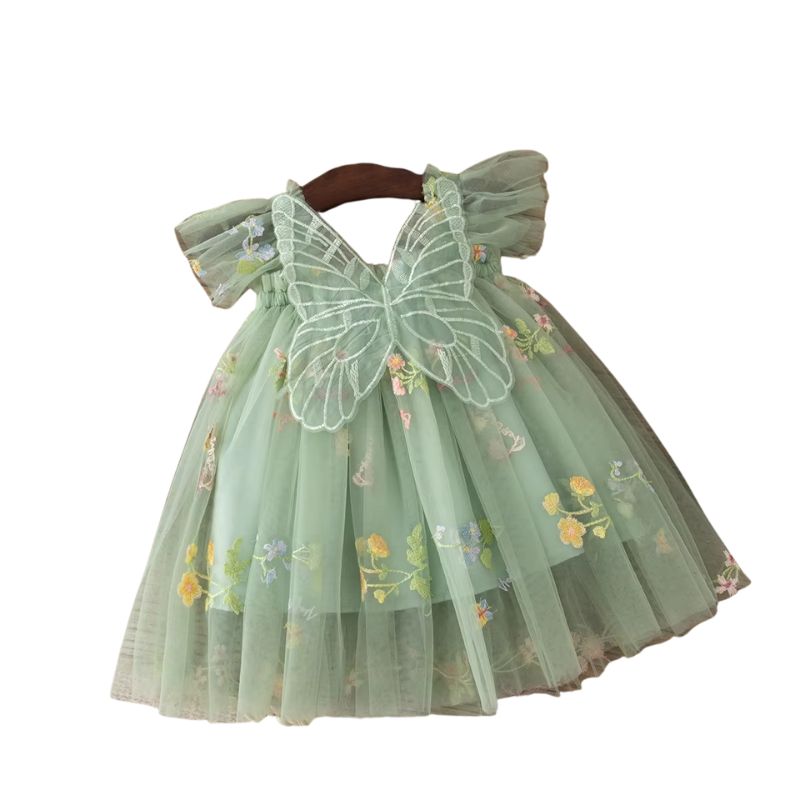 Green Butterfly Fairy Dress