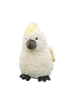 Curly White Cockatoo Soft Toy