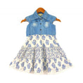 Load image into Gallery viewer, Domino Girl Denim Blue Dress
