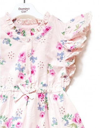 Domino Girl Rose Girls Dress
