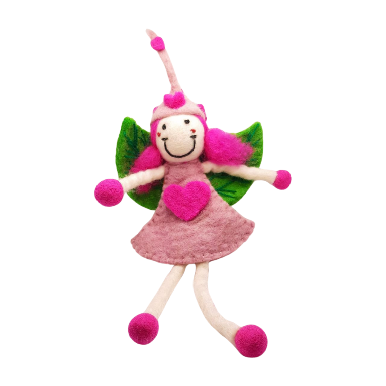 Medium Felt Fairy - Pink