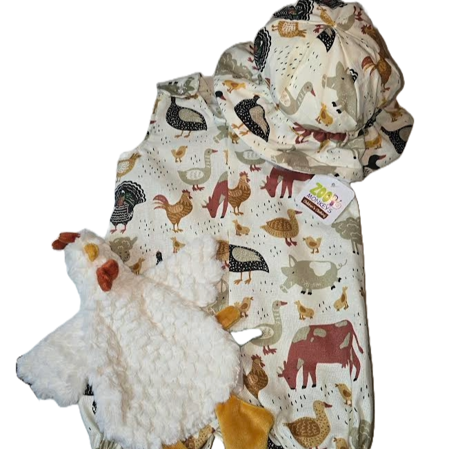Farm Animals Baby Romper