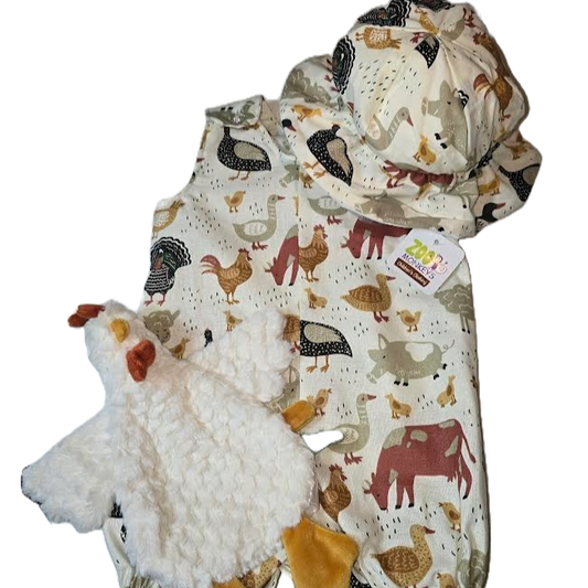 Farm Animals Baby Romper