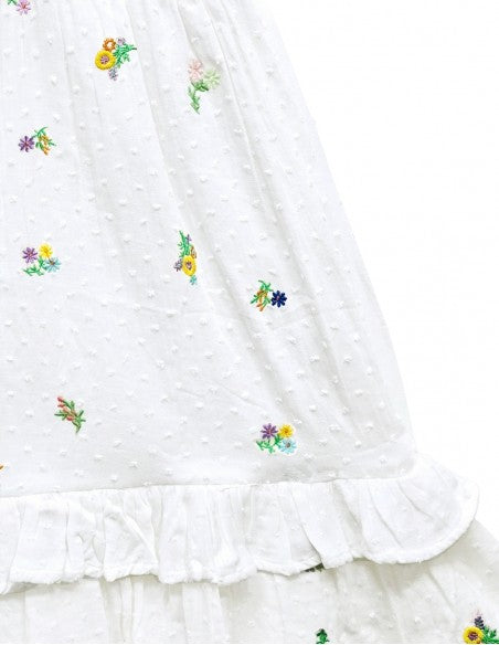 Domino Girl White Girls Dress