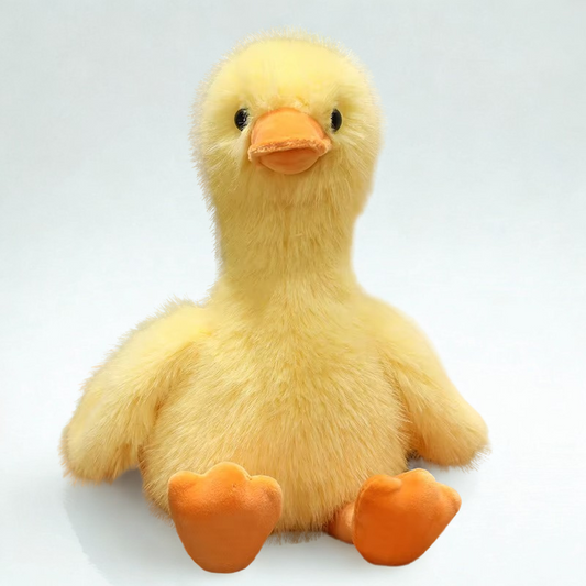 Fluffy Yellow Duck Soft Toy