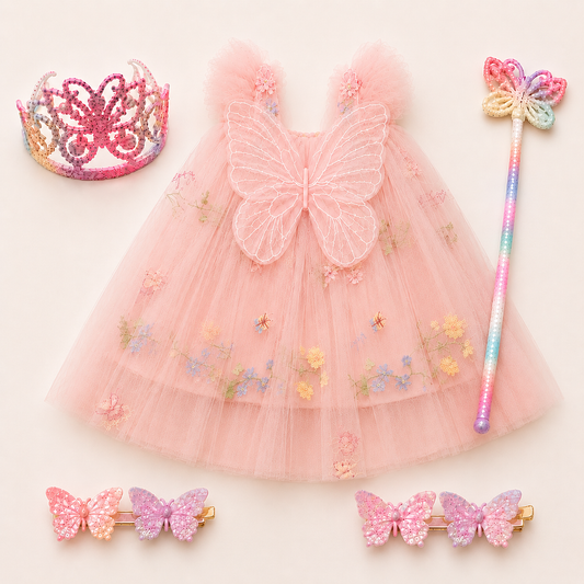Pink Butterfly Fairy Dress