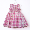 Load image into Gallery viewer, Pink  Check Smock Dress
