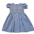 Load image into Gallery viewer, Blue Check Smock Dress
