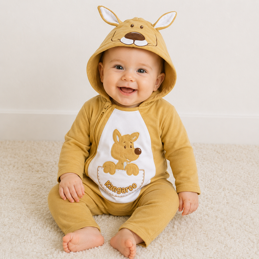 Kangaroo Hooded Jumpsuit
