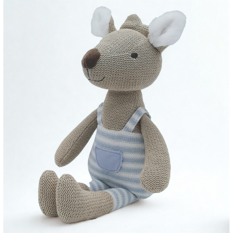 Knittted Kangaroo Toy
