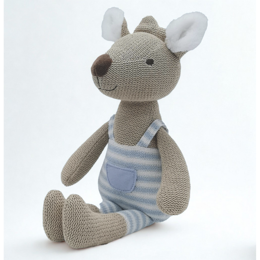 Knittted Kangaroo Toy