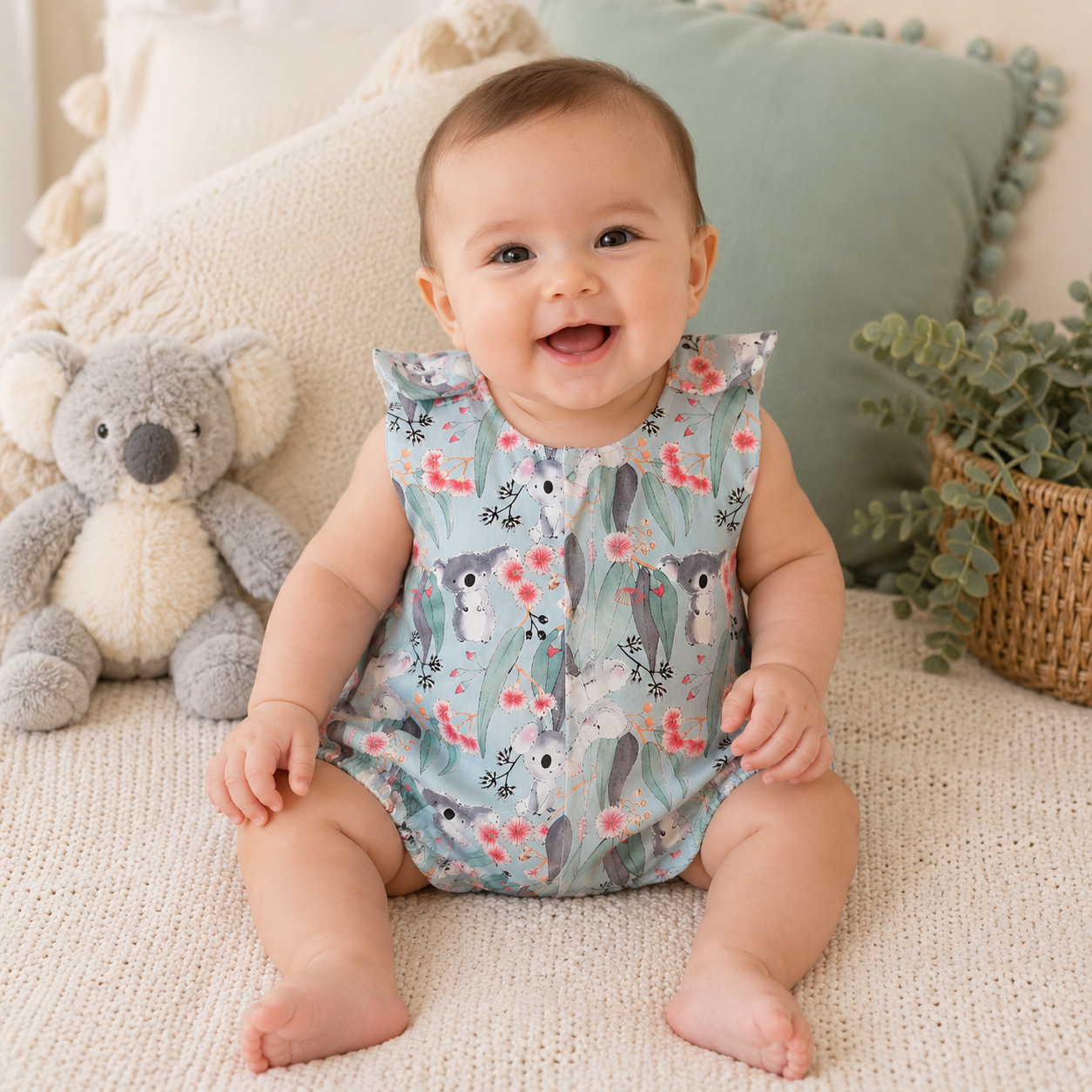 Koala Baby Romper - Mint