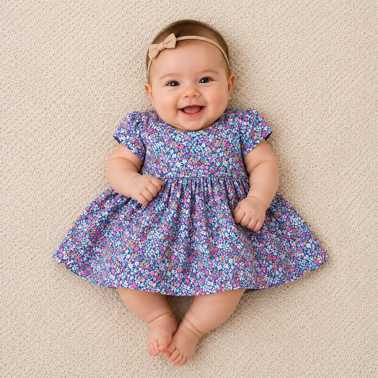 Milly Baby Dress - Olive