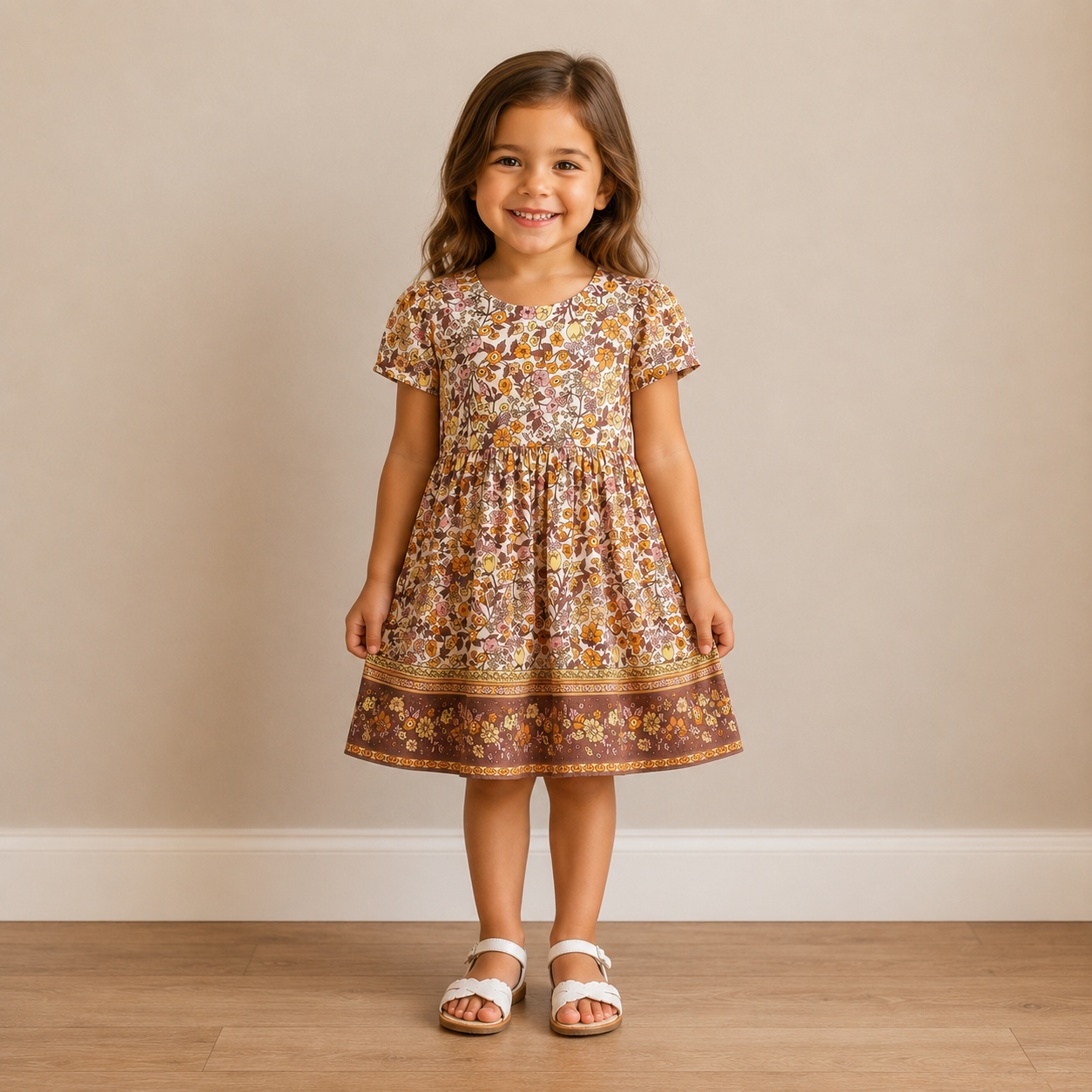 Milly Baby Dress - Chocolate