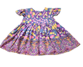 Load image into Gallery viewer, Milly Girls Dress - Daisy Purple
