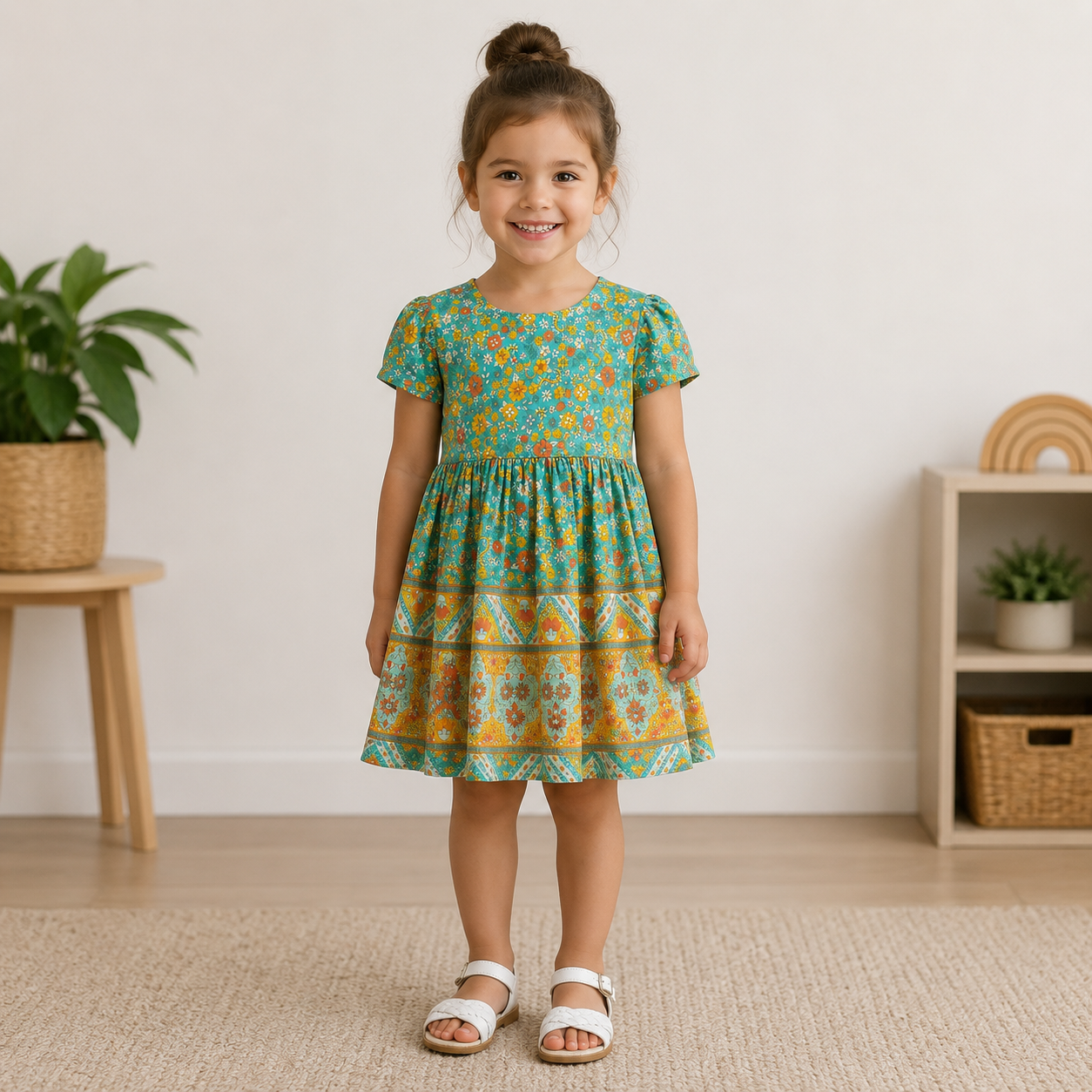 Milly Baby Dress - Green