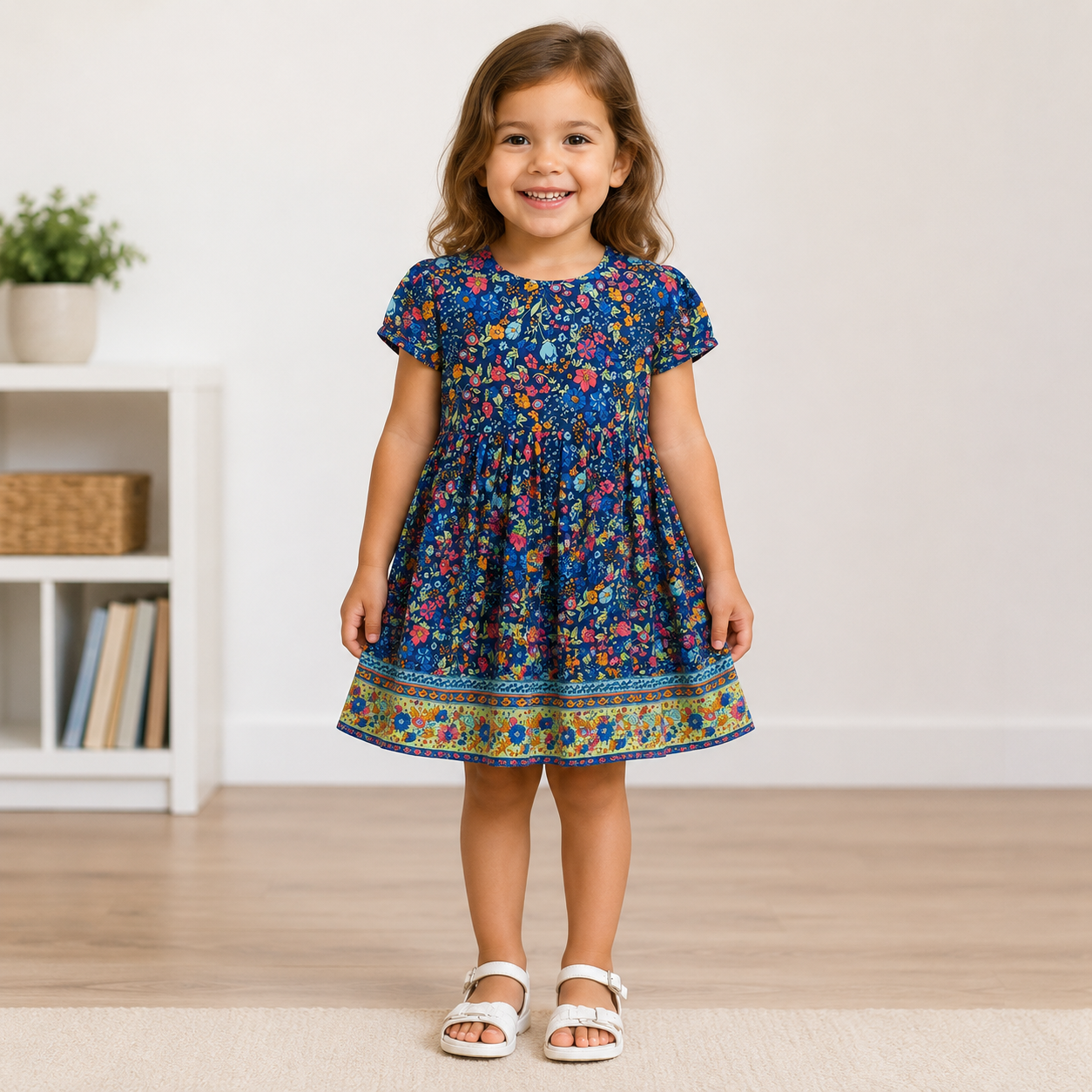 Milly Baby Dress - Navy
